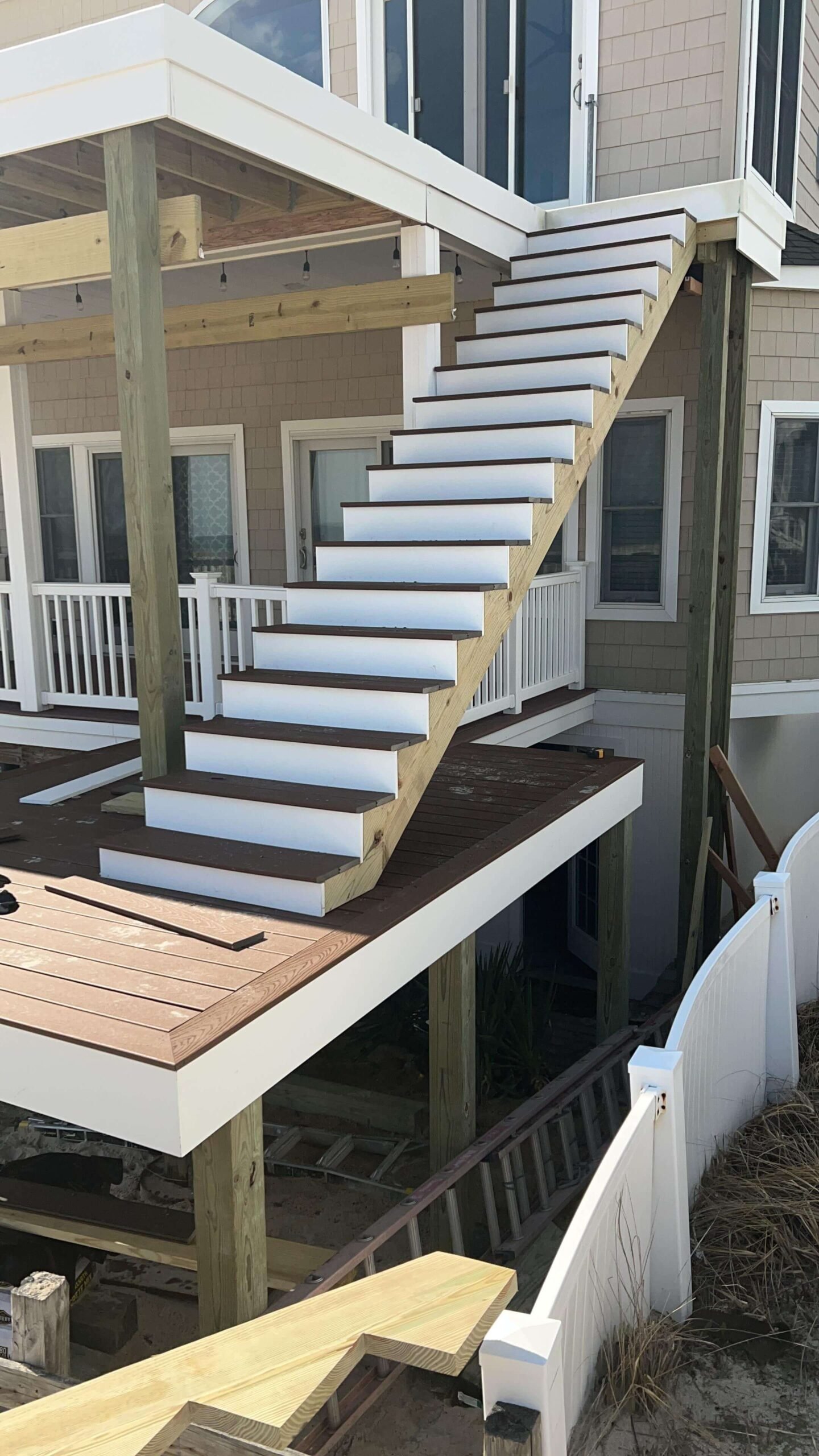 Deck rebuilt by Vega Construction in New Jersey