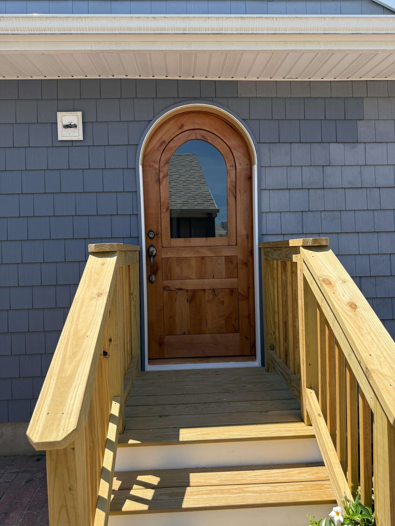 Exterior door replacement by Vega Construction in New Jersey